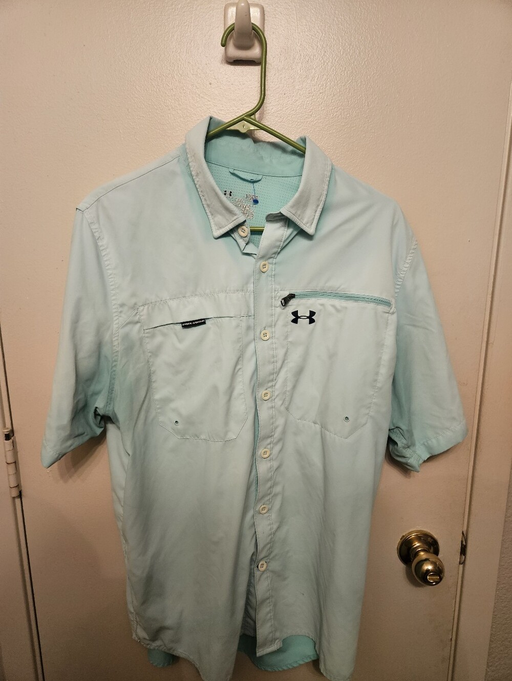 Under Armour | Tide Chaser HeatGear Short Sleeve Vented Fishing Shirt Size L